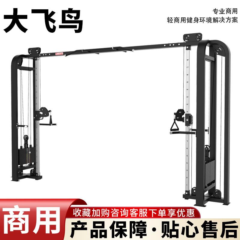 健身房用大飞鸟训练器多功能十字夹胸力量器械龙门架大飞鸟训练器