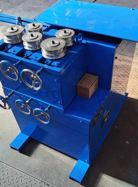 管电动打圆圈锈机STPY-500铁管不钢卷圆一次机成型方管盘圆弯弧机