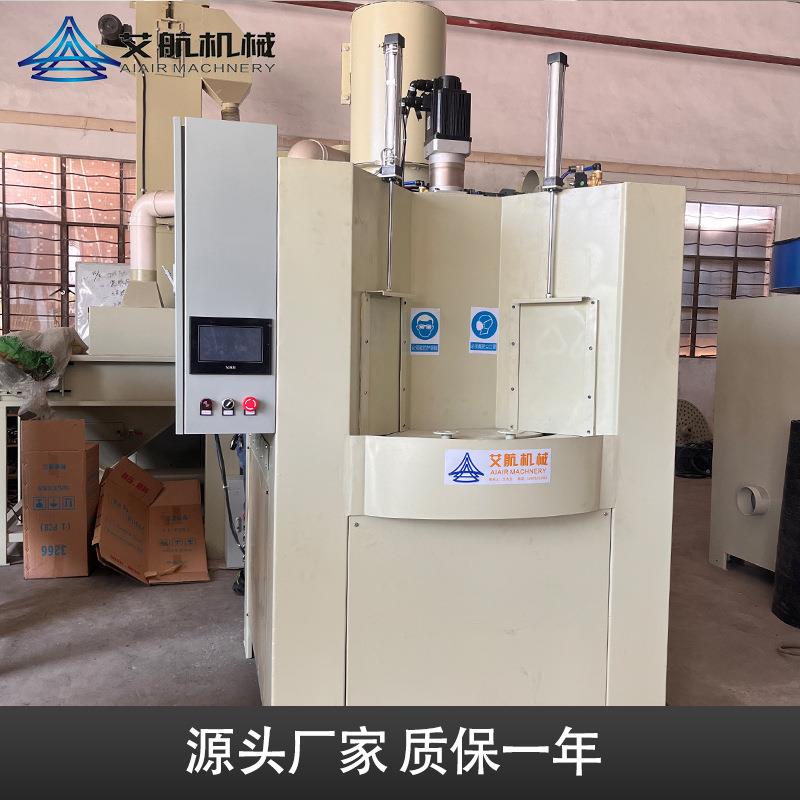 间歇式转盘喷砂机厂家全自动加工电饭煲等大型圆柱体工件打砂机
