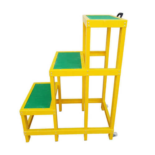 定制绝缘凳电工凳高压可移动平台双层踏台高凳玻璃钢电力绝缘梯凳