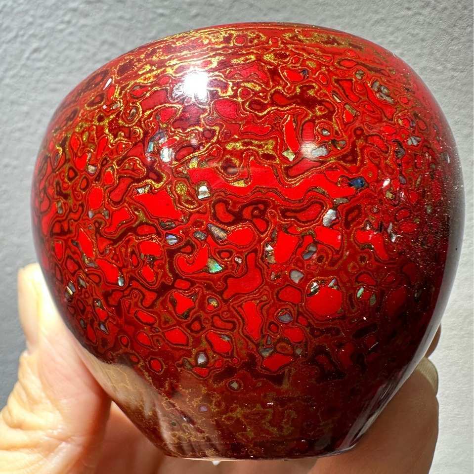 建阳水吉建盏厂家直销鹧鸪大漆一口杯 钵型蛋杯主人杯