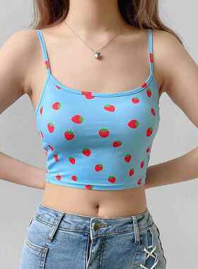 Fashion Women Lady Sweet Floral Print Camis Vest Summer Sexy