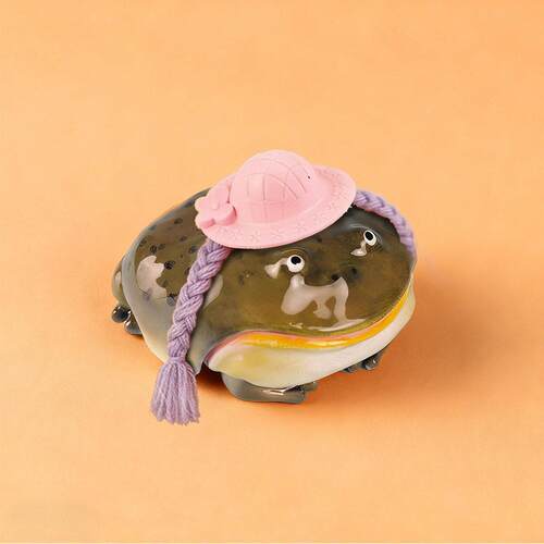 Fun Unique Handcrafted Ugly-Cute Frog AirPods Case -