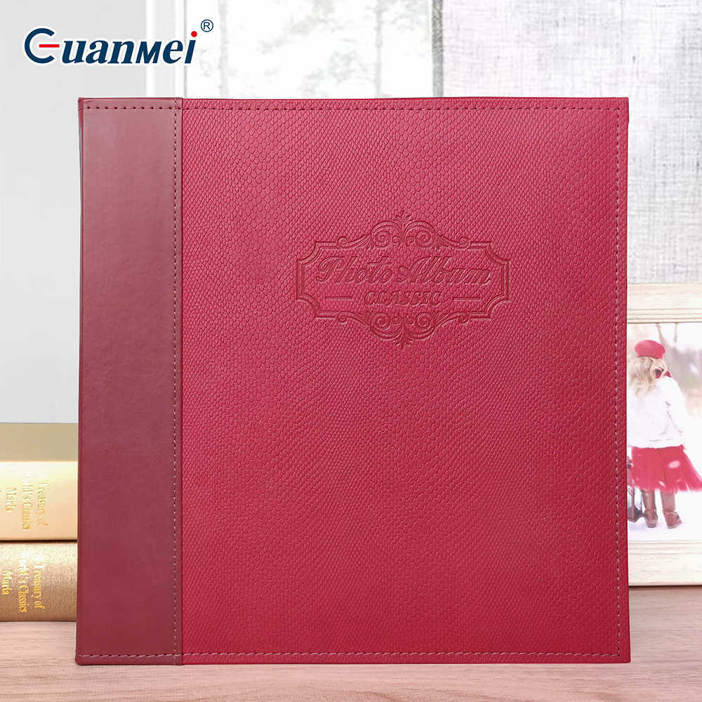 广批发photo18相片复古相册覆膜厂家album  美自影集diy 皮质集粘