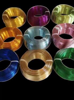 跨境铝线diy发财树材料编织工艺品铝丝制作园艺盆景造型用手工