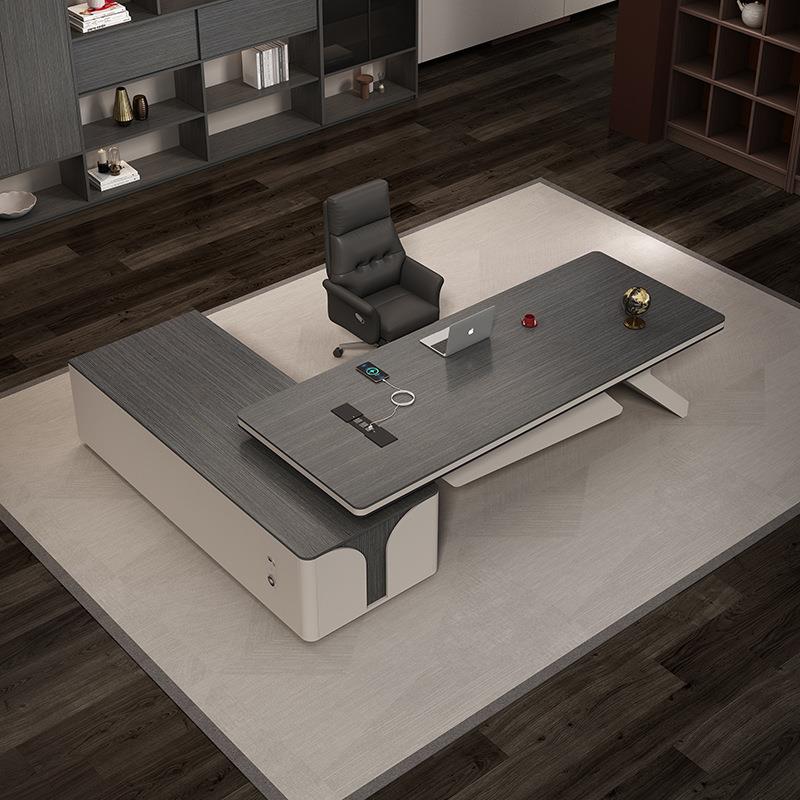 办公室家具老桌轻奢总裁桌桌简约现代经理桌管桌单人无品牌/办公