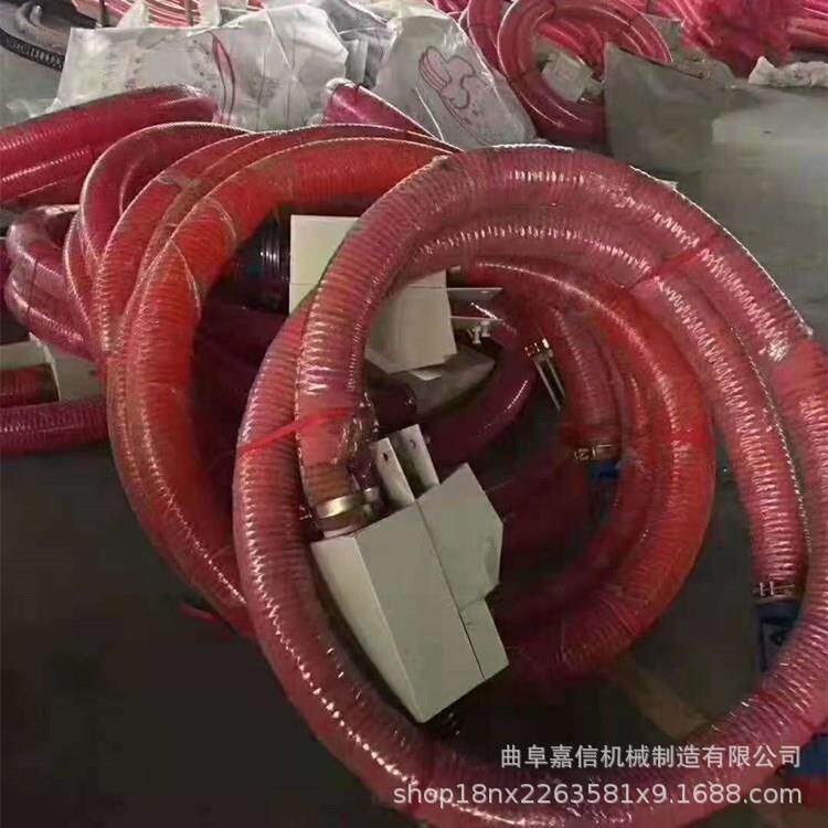 小型家用吸粮机移动装车吸谷机石灰石粉输送机螺旋式抽粮机