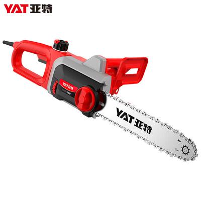 亚特电3家用小型手持伐木锯220v条电链锯木工锯切割锯链锯YT4379Y