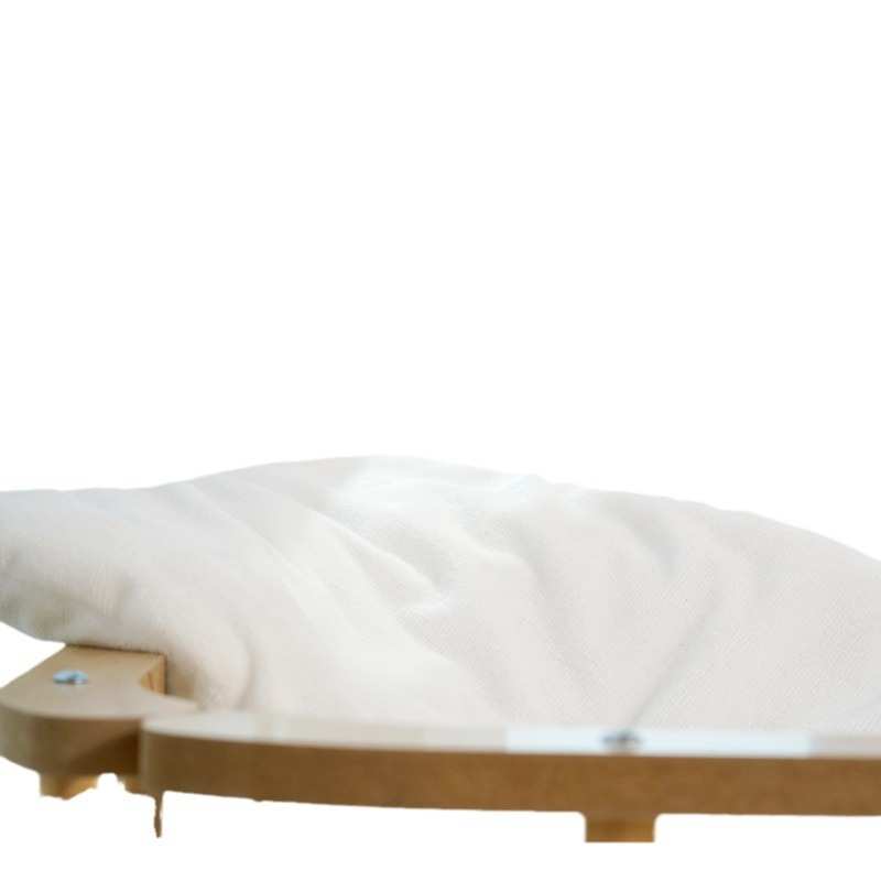 喵仙儿猫窝猫床木制宠物吊床四季可用夏季猫咪秋千简约大号猫摇床