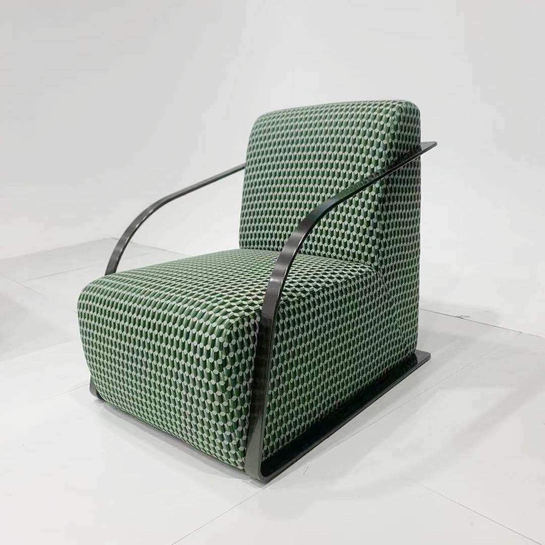 意式轻奢单人沙发椅北欧客厅阳台设计师极简休闲洽谈现代简约椅子