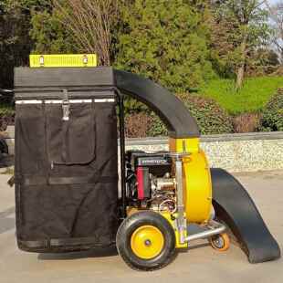 手推式吸机收树叶叶集车燃油式园林绿化街树CXC道吸叶机