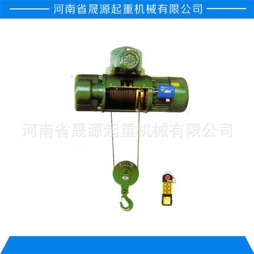 厂家供应1t2tt5t钢丝绳电动葫芦单速地操遥控简单方便易操
