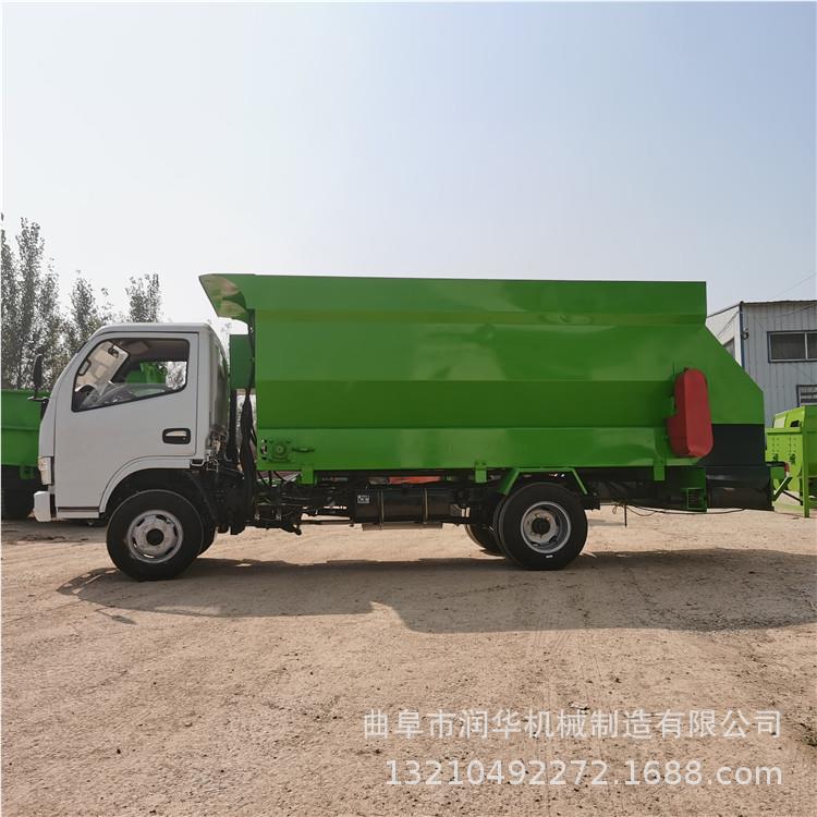 电动鸡3立方撒机料车养殖RH-9SL-3用自撒料喂鸭鹅颗粒投动料车牛