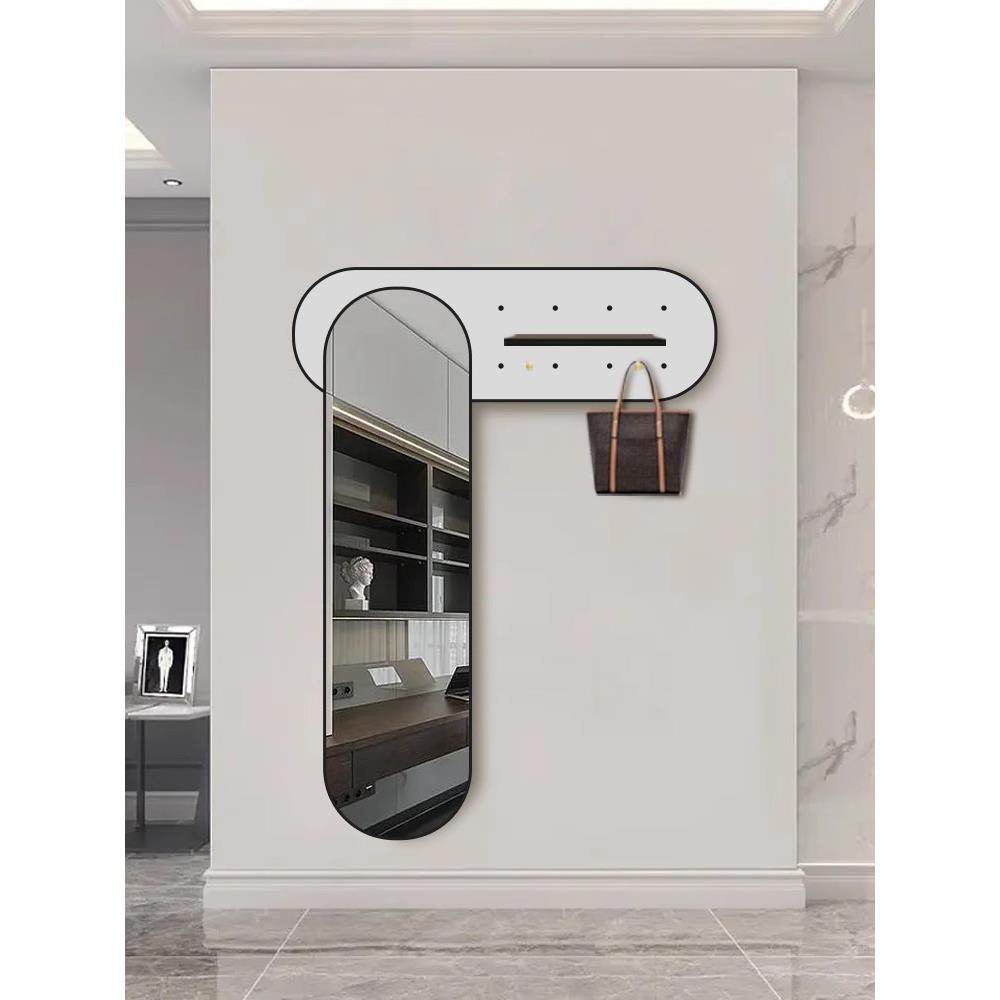 cs卧室身镜挂衣架一体镜店壁挂80*120衣网红酒穿衣镜家用试全镜入