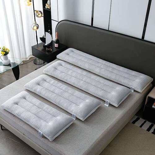 双人长枕头一体长枕芯助睡眠护颈椎整头1.2米1.5m1.8米情侣长条枕