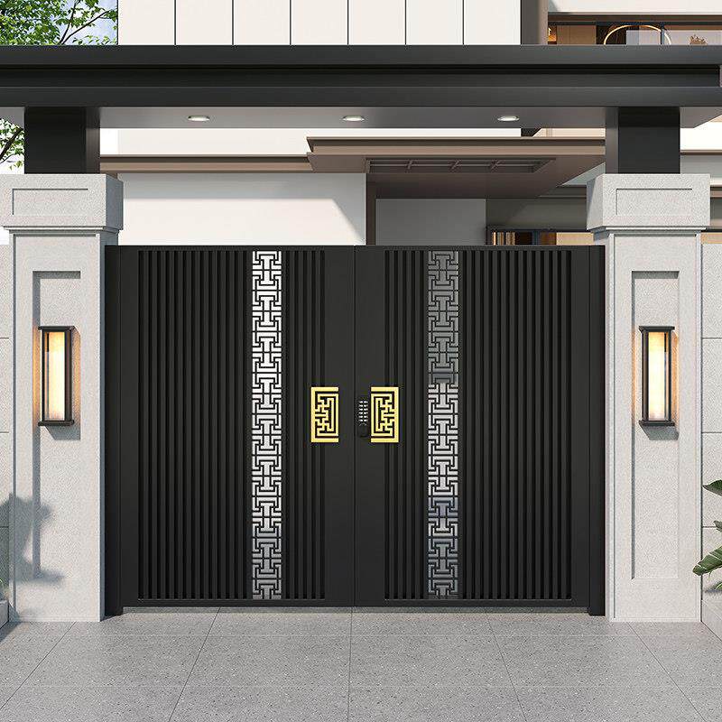 铝合金别墅庭院门农村自建房院子大门户外别墅庭院大门铁艺庭院门