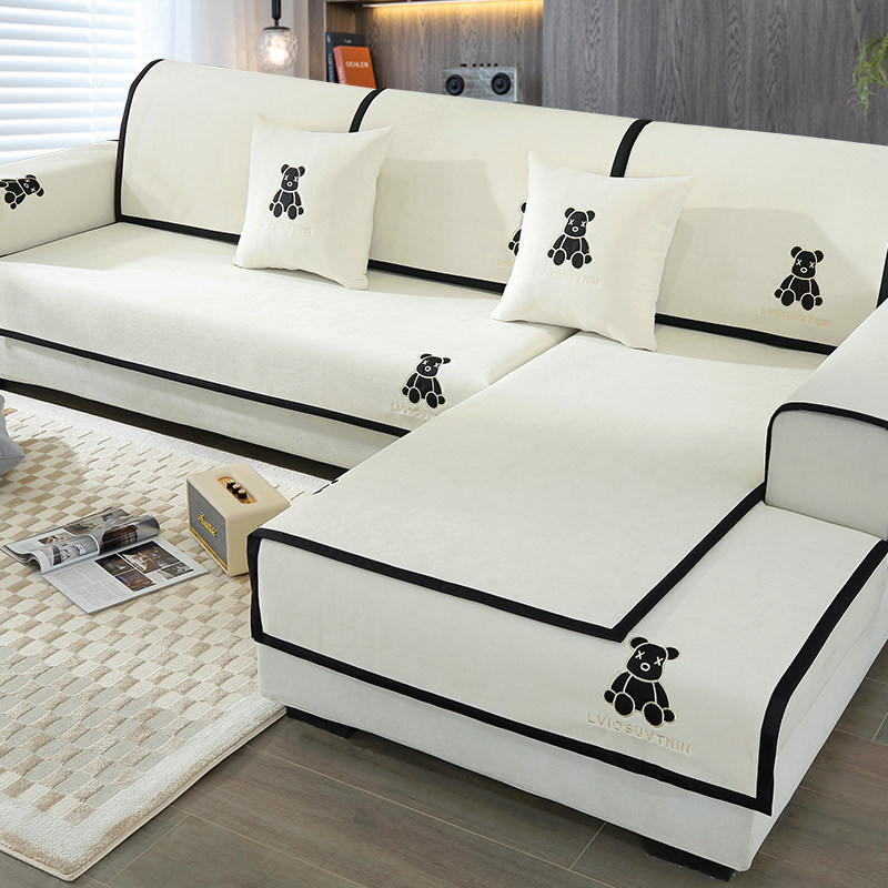 麓r轻奢风现代高端沙发垫四季通用垫子防滑沙发套罩雪尼尔坐垫盖,居家布艺,沙发套,淘宝优惠券,粉丝福利购,淘宝优惠卷