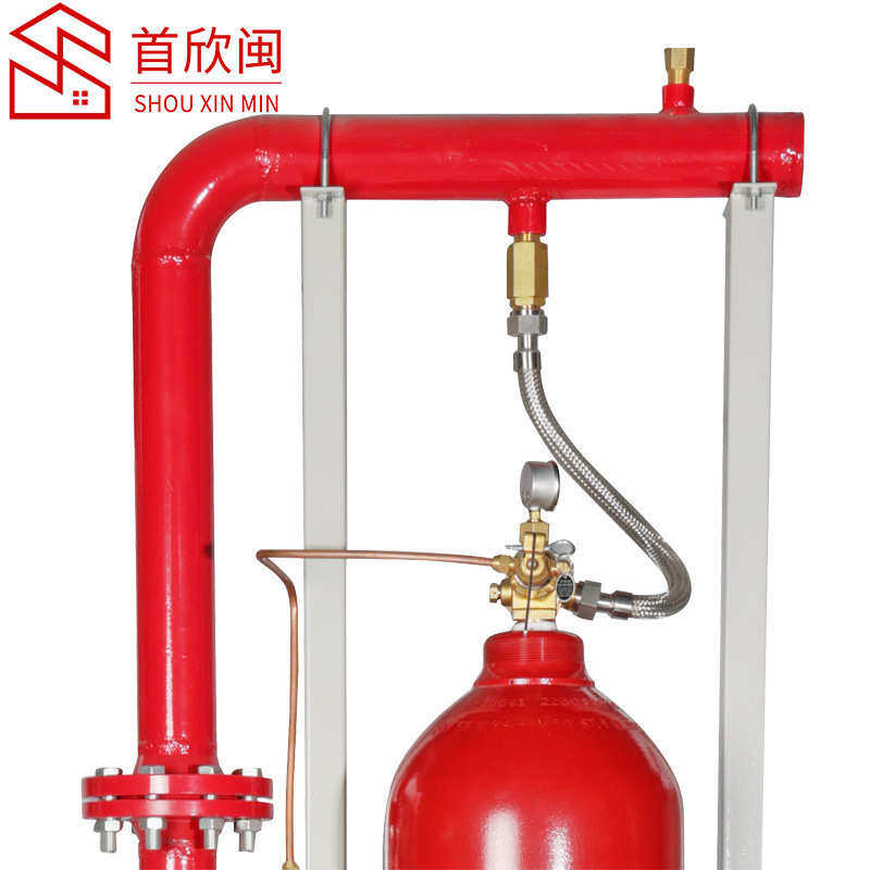 首欣闽消防医院图书馆灭火系统资质齐全管网式IG541气体灭火装置