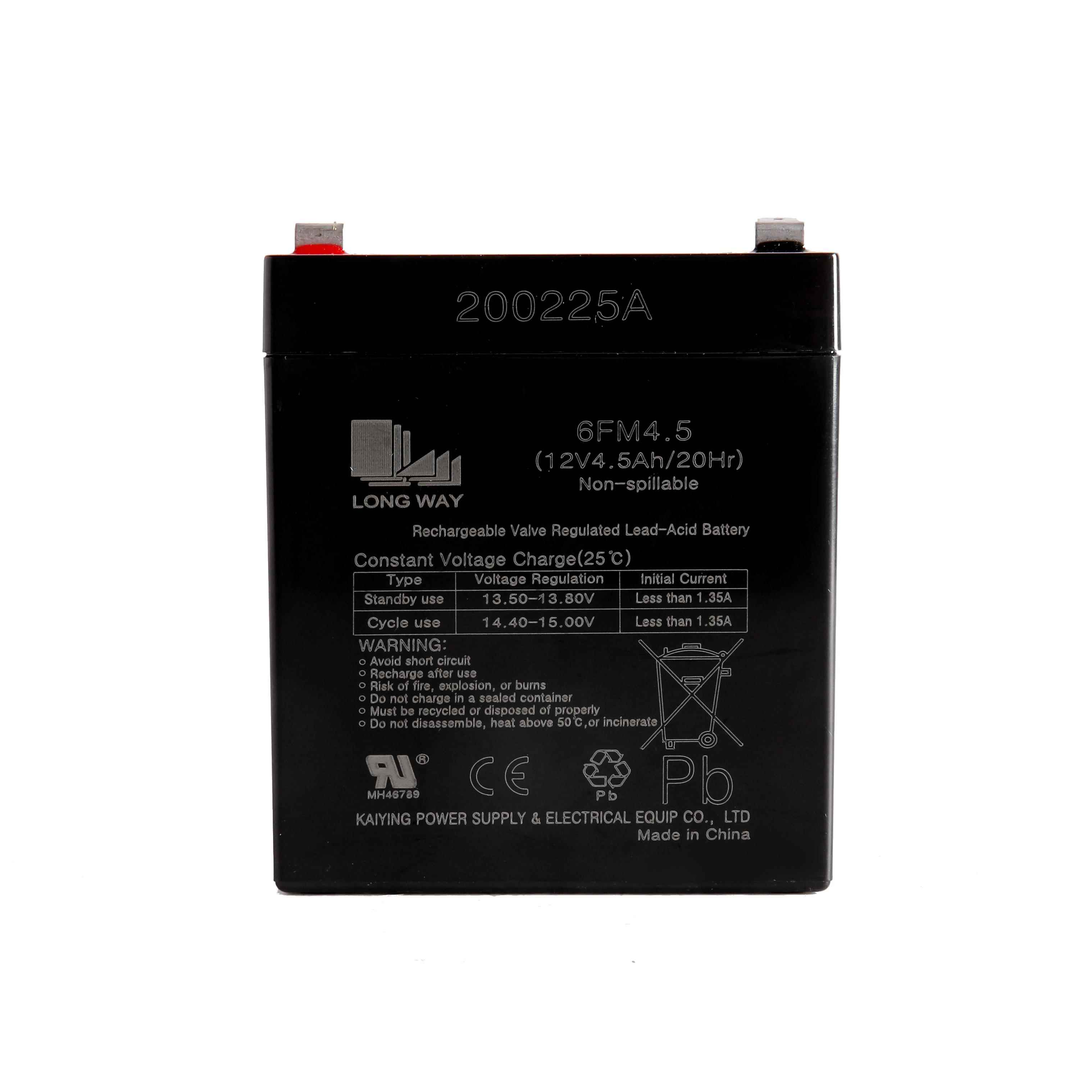 万利达音响电池12V4.5Ah/6FM4.5原装L12电瓶M+9017拉杆音箱9001Y6