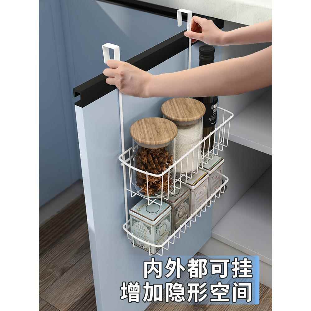 A5L厨房柜门门内置架橱门柜免打F765TS98孔背多层挂蓝后分物层架