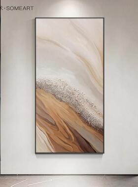 现代简约入户玄关装饰画抽象艺术客厅墙面壁画高级感走廊过道挂画
