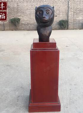 仿圆明园十二兽首 铸铜十二兽首铜像十二兽头铜雕塑 十二生肖铜像
