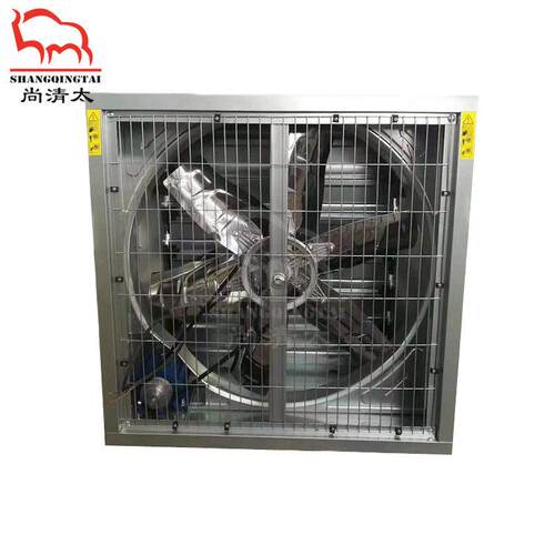 重锤式镀锌板风机猪用环控风机鸡舍家禽套环控设备扇叶自开启