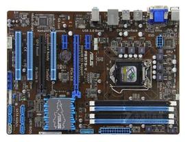 爆新 1155针Asus/华硕 P8B75-V集成主板 B75 USB3 DDR3 VGA DVI