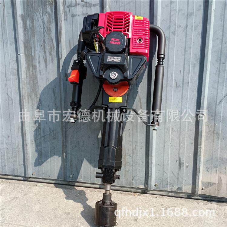 新款手提式汽油栽桩机两冲程栽桩机新品手提式单人操作打桩机