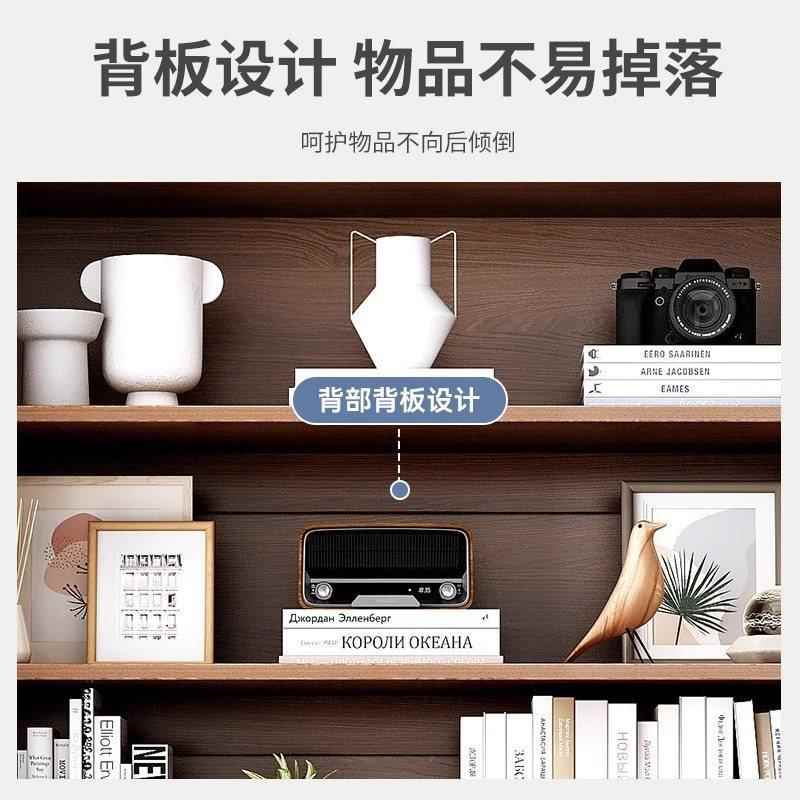 书架格置物架子TKE地柜落家用书柜展示架一储体靠墙客厅物柜整墙