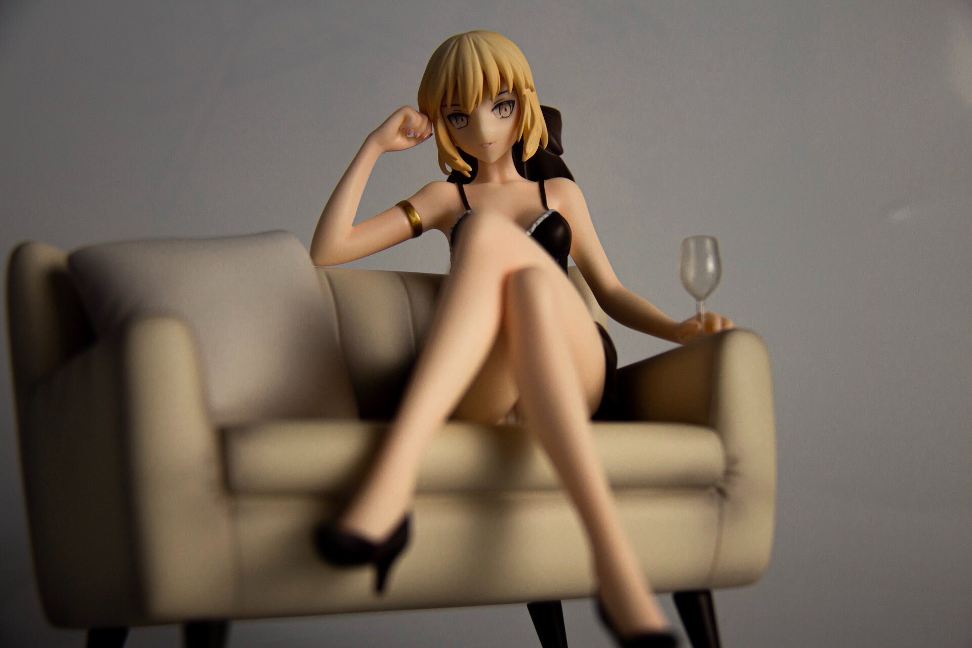LIMITED - LAST ONE - Fate/FGO Black Saber GK Painted Figure - China Exclusive Anime Merch