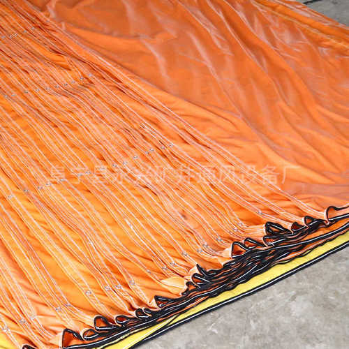 筒风布涂覆pvc拉筒链式隧道隧道风风布筒链式拉风带导隧道风带