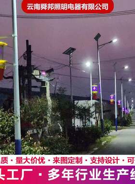 户外太阳能杀虫灯庭院电击式灭蚊灯果园村庄小区光控家用