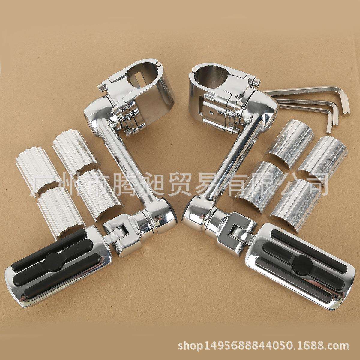 适用金翼GL1800 改装旅行外挂脚踏 保险杠脚踏 适合22mm