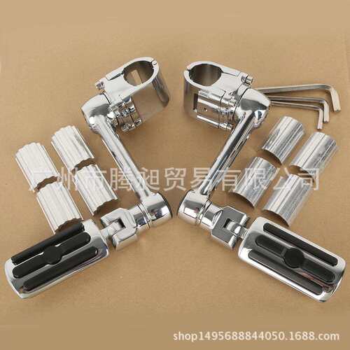 适用金翼GL1800 改装旅行外挂脚踏 保险杠脚踏 适合22mm