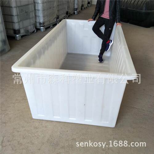 南通1800l纺织塑料方箱牛筋方箱染整推布车方桶水产养殖箱