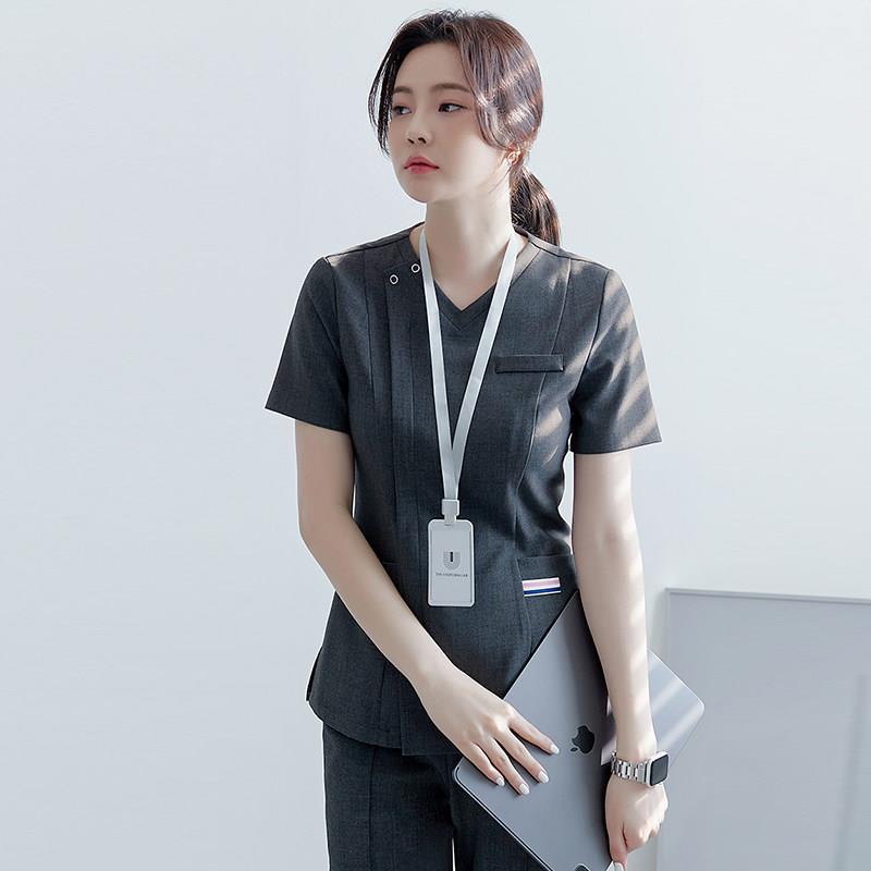 韩版男女洗手衣护士服刷手衣服口腔医院整形医生白大褂两件式套装