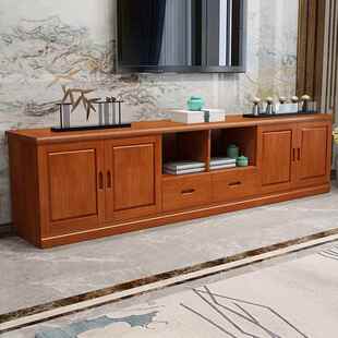 A视8L中实木客F76MHJ65厅式 电物视柜现代简约地柜高柜卧室加高款