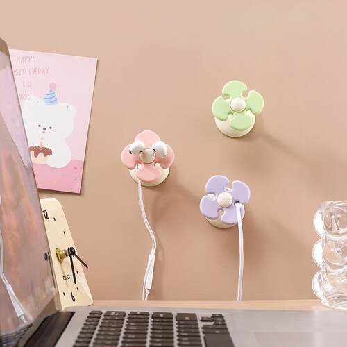 Cable Winder Flower Cable Organizer Data Charging Cable Mana