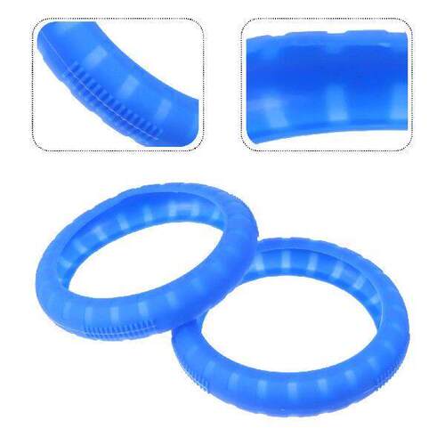 2 PCS Grip Dumbbell Set Dumbells Anti Ring Silica Gel Anti-