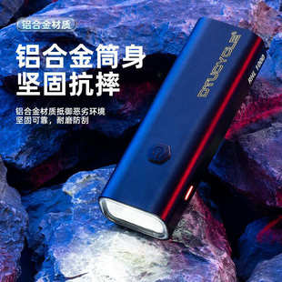 备 DTUCYCLE自行车灯夜骑强光山地车USB充电高亮防雨铝合金前灯装