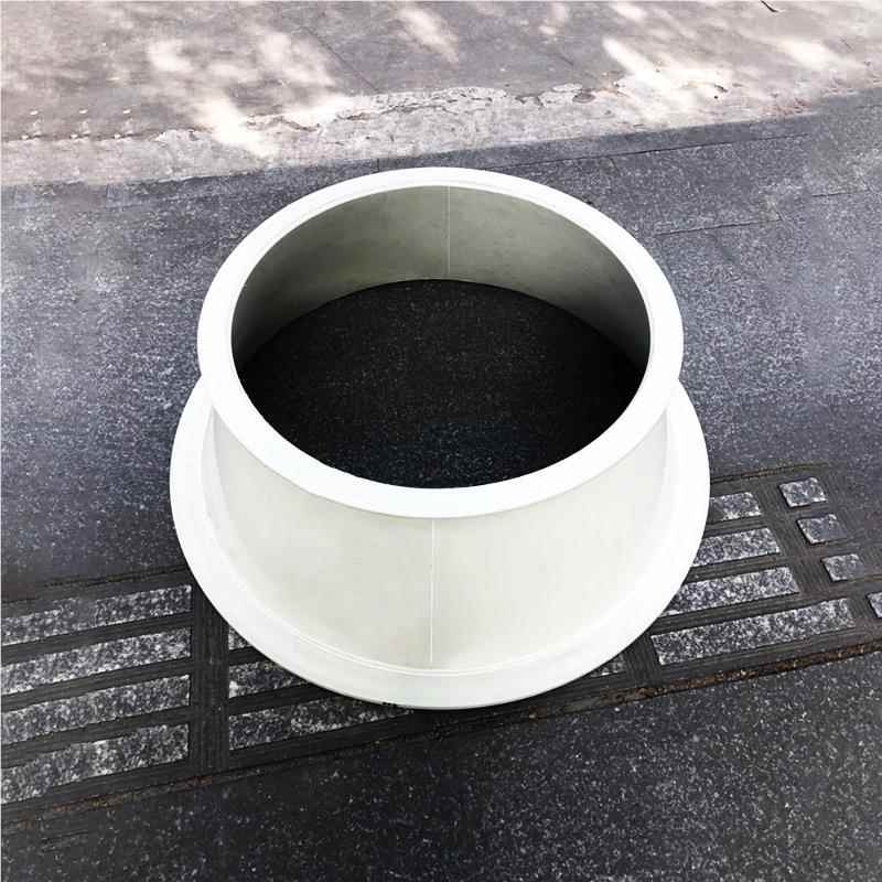 PP加工风变径风管变圆方抽罩注塑成型耐碱阻燃连接大小头方酸转圆