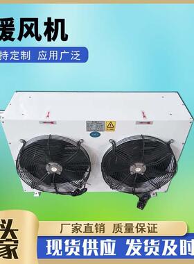 5GS-8GS工业双风机蒸汽暖风机镀锌板热水型加热器7NF蒸汽型暖风机