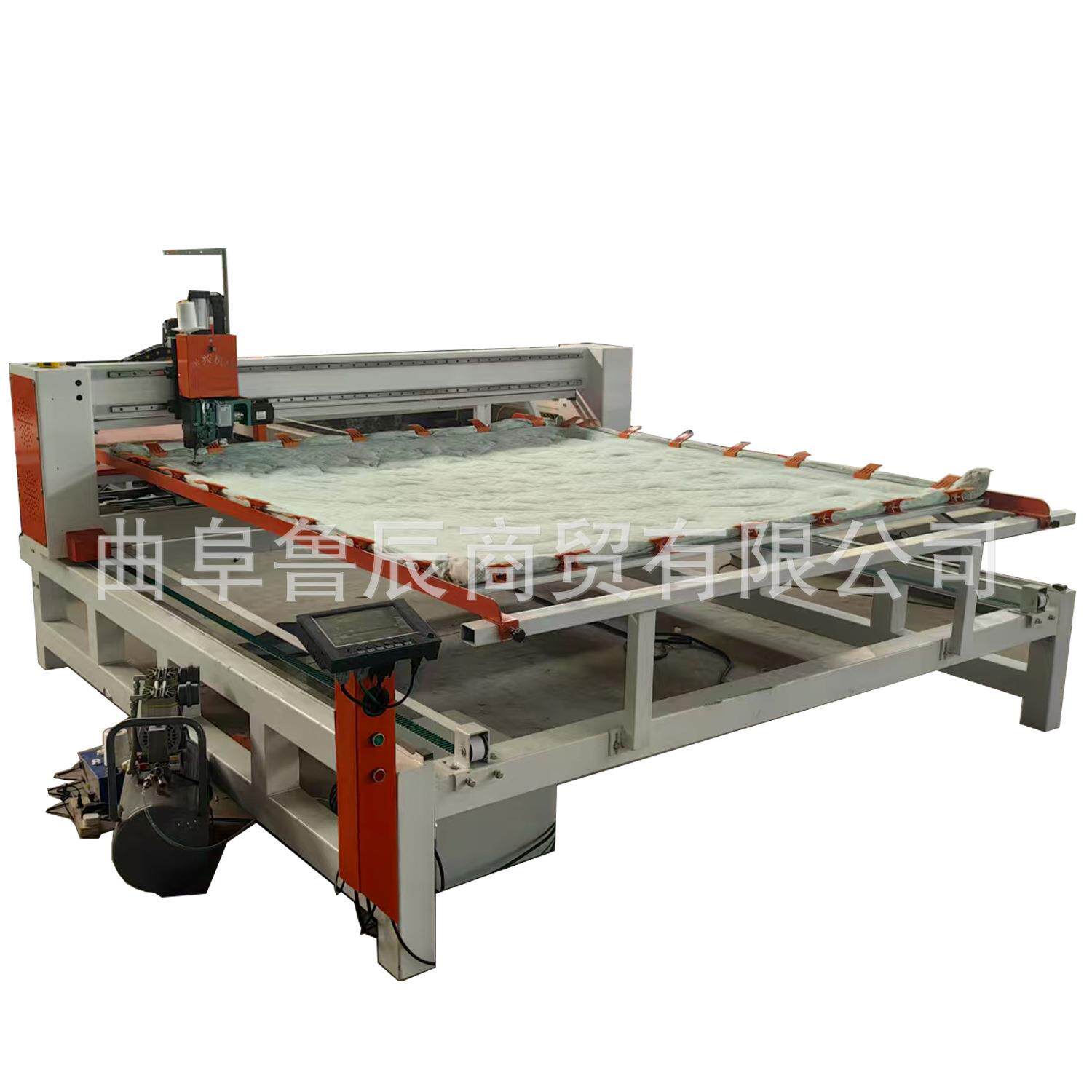 自动抬头剪线电脑绗缝机平铺绗缝机生产厂家直线绗缝机