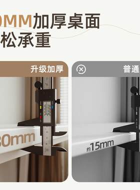双人电脑桌台式书桌学生家用卧室简约现代白色办公写字桌子