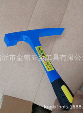 金麒牌平头地质锤 鸭嘴地质锤 K8008-FB  泥工锤 砖锤