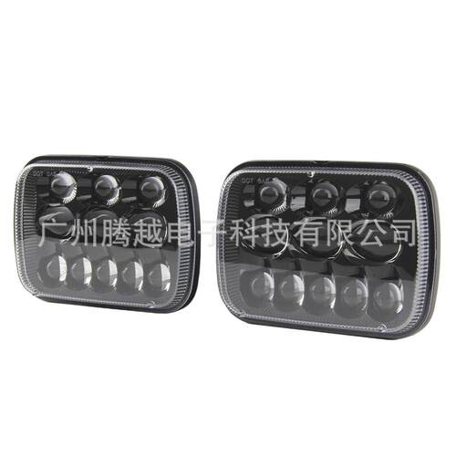 汽车LED大灯适用吉普213切诺基卡车货车pc透镜7寸前照灯日行灯