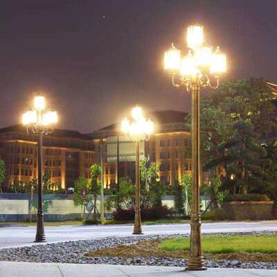 庭0院2灯3米led用乡村XHJ-TY642V户外防水小区高杆中家式别墅景观