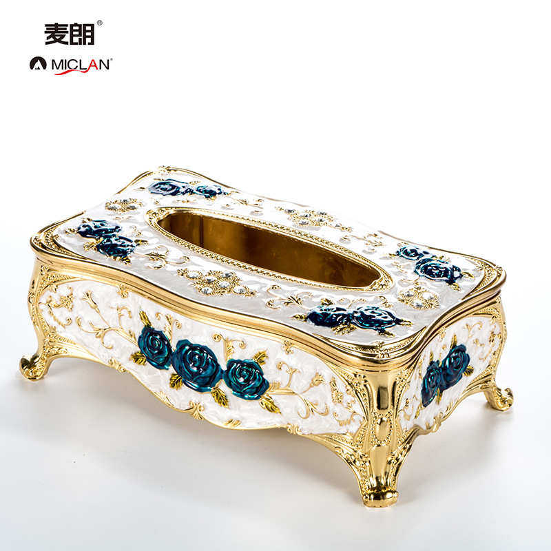 创意欧式锌合金电镀纸巾盒时尚抽纸盒客厅金属纸巾筒收纳家居摆件,家居饰品,装饰纸巾盒,淘宝优惠券,粉丝福利购,淘宝优惠卷