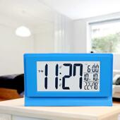 厂家直销多功能LCD夜光闹钟光创意器温湿醒度日历敏感电子MX6005